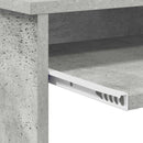 vidaXL Asztal fiókkal Beton Szürke 120,5 x 44 x 88,5 cm Faanyag