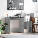 vidaXL Asztal fiókkal Beton Szürke 120,5 x 44 x 88,5 cm Faanyag