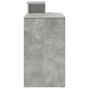 vidaXL Asztal fiókkal Beton Szürke 120,5 x 44 x 88,5 cm Faanyag