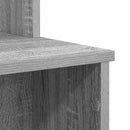 vidaXL Asztal fiókkal Szürke Sonoma 120,5 x 44 x 88,5 cm Faanyag