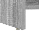 vidaXL Íróasztal tárolóval Szürke sonoma 120.5 x 44 x 88.5 cm Faanyag