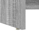 vidaXL Asztal fiókkal Szürke Sonoma 120,5 x 44 x 88,5 cm Faanyag