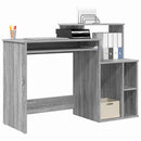vidaXL Asztal fiókkal Szürke Sonoma 120,5 x 44 x 88,5 cm Faanyag