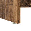 vidaXL Asztal fiókkal polcokkal Öreg fa 120,5 x 44 x 88,5 cm Faanyag