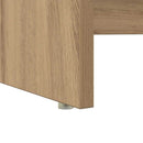 vidaXL Asztal Artisan tölgy Faanyag 120,5 x 44 x 88,5 cm
