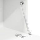 vidaXL Asztal polcokkal tárolóval Fehér 71.5 x 31.5 x 106.5 cm Faanyag