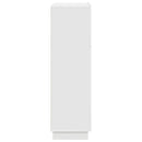 vidaXL Asztal polcokkal tárolóval Fehér 71.5 x 31.5 x 106.5 cm Faanyag