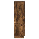 vidaXL Asztal Füstölt tölgy 71.5 x 31.5 x 106.5 cm Szerelt Fa