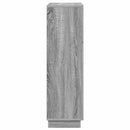 vidaXL Asztal polcokkal Szürke Sonoma 71.5 x 31.5 x 106.5 cm Faanyag