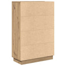 vidaXL Asztal Artisan tölgy Faanyag 71.5 x 31.5 x 106.5 cm