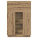 vidaXL Asztal Artisan tölgy Faanyag 71.5 x 31.5 x 106.5 cm