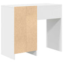 vidaXL Asztal fiókkal tárolóval Fehér 90 x 37.5 x 75 cm Faanyag
