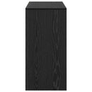 vidaXL Asztal fiókkal tárolóval Fekete tölgy 90 x 37.5 x 75 cm Faanyag