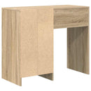 vidaXL Asztal fiókkal tárolóval Sonoma tölgy 90 x 37.5 x 75 cm Faanyag