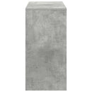 vidaXL Asztal fiókkal tárolóval Beton Szürke 90 x 37.5 x 75 cm Faanyag
