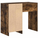 vidaXL Asztal fiókkal Füstölt tölgy 90 x 37.5 x 75 cm Faanyag