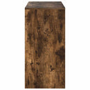 vidaXL Asztal fiókkal Füstölt tölgy 90 x 37.5 x 75 cm Faanyag