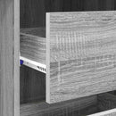 vidaXL Asztal fiókkal Szürke Sonoma 90 x 37.5 x 75 cm Faanyag