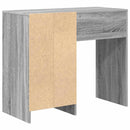 vidaXL Asztal fiókkal Szürke Sonoma 90 x 37.5 x 75 cm Faanyag