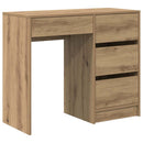 vidaXL Asztal fiókkal Artisan tölgy 90 x 37.5 x 75 cm Faanyag