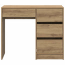 vidaXL Asztal fiókkal Artisan tölgy 90 x 37.5 x 75 cm Faanyag