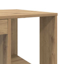vidaXL Asztal Artisan tölgy Faanyag 130 x 50.5 x 75 cm