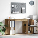 vidaXL Asztal Artisan tölgy Faanyag 130 x 50.5 x 75 cm