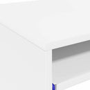 vidaXL Asztal fiókkal tárolóval Fehér 77,5 x 43 x 79 cm Faanyag