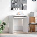 vidaXL Asztal fiókkal tárolóval Fehér 77,5 x 43 x 79 cm Faanyag