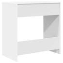 vidaXL Asztal fiókkal tárolóval Fehér 77,5 x 43 x 79 cm Faanyag