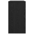 vidaXL Asztal fiókkal tárolóval Fekete tölgy 77,5 x 43 x 79 cm Faanyag