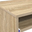 vidaXL Asztal fiókkal tárolóval Sonoma tölgy 77,5 x 43 x 79 cm Faanyag