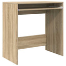vidaXL Asztal fiókkal tárolóval Sonoma tölgy 77,5 x 43 x 79 cm Faanyag
