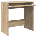 vidaXL Asztal fiókkal tárolóval Sonoma tölgy 77,5 x 43 x 79 cm Faanyag