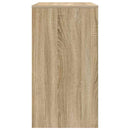 vidaXL Asztal fiókkal tárolóval Sonoma tölgy 77,5 x 43 x 79 cm Faanyag
