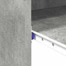 vidaXL Asztal fiókkal tárolóval Beton Szürke 77,5 x 43 x 79 cm Faanyag