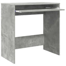 vidaXL Asztal fiókkal tárolóval Beton Szürke 77,5 x 43 x 79 cm Faanyag