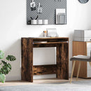 vidaXL Asztal fiókkal Füstölt tölgy 77,5 x 43 x 79 cm Faanyag