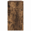 vidaXL Asztal fiókkal Füstölt tölgy 77,5 x 43 x 79 cm Faanyag