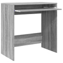 vidaXL Asztal fiókkal Szürke Sonoma 77,5 x 43 x 79 cm Faanyag