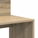 vidaXL Asztal polcokkal Sonoma tölgy 90 x 48 x 101,5 cm Faanyag