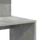 vidaXL Asztal polcokkal Beton Szürke 90 x 48 x 101,5 cm Faanyag