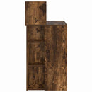 vidaXL Asztal polcokkal Füstölt tölgy 90 x 48 x 101,5 cm Faanyag