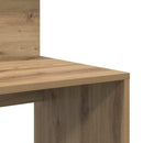 vidaXL Asztal Artisan tölgy Faanyag 90 x 48 x 101,5 cm