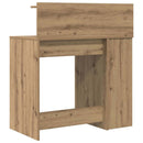vidaXL Asztal Artisan tölgy Faanyag 90 x 48 x 101,5 cm