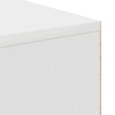 vidaXL Asztal polcokkal tárolóval Fehér 102 x 50 x 75 cm Faanyag