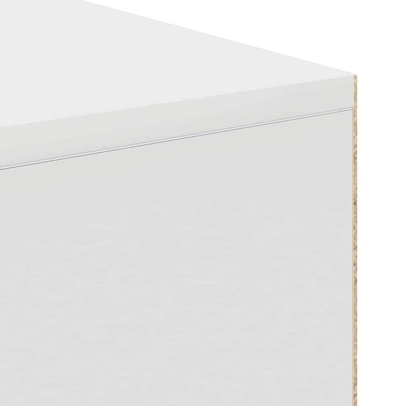 vidaXL Íróasztal polcokkal tárolóval Fehér 102 x 50 x 75 cm Faanyag