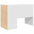 vidaXL Asztal polcokkal tárolóval Fehér 102 x 50 x 75 cm Faanyag
