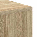 vidaXL Asztal polcokkal Sonoma tölgy 102 x 50 x 75 cm Faanyag