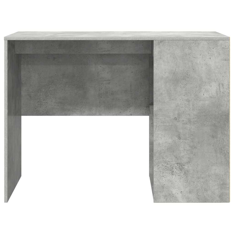 vidaXL Íróasztal polcokkal Beton szürke 102 x 50 x 75 cm Faanyag
